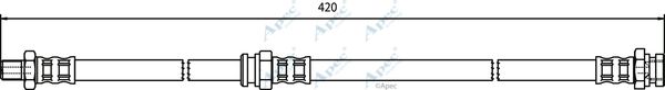 APEC BRAKING Pidurivoolik HOS3659